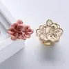 Novo produto série de reconhecimento de flores selo de pintura a fogo vegetal em relevo cabeça de selo de selo latão selo para diário flor de lírio flor de cerejeira