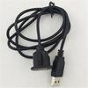 USB A hembra con cable de extensión de datos a presión, cable de datos USB A hembra a USB A macho