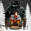 Sudadera Nueva Temu Transfronteriza Impresión Digital 3D Hoodie Mismo Estilo Halloween para Hombres y Mujeres