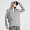 Ropa de protección solar de seda helada antiultravioleta, ligera y transpirable, con capucha, camiseta deportiva de secado rápido