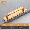 Manija para puerta de mueble, manija para puerta corredera sin perforaciones, aleación de aluminio, manija cuadrada de montaje superficial, manija para mueble de armario