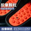 Pantuflas de Masaje con Bloques de Color de Moda para Mujer 2026 Modelo Nuevo para Interiores Engrosadas Antideslizantes Resistentes al Desgaste para Hombre