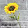 Girasol artificial, flor falsa, girasol individual, juego de mesa de comedor para sala de estar, accesorios de fotografía con flores
