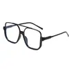 Óculos de Sol Vintage Piloto Oversized Feminino Masculino Quadrado Aviador Óculos de Sol Moda Anos 70 Abajur