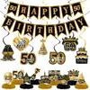 Guirlanda de decoração de aniversário transfronteiriça ornamento pendurado espiral banner de aniversário de 40 50 60 anos decoração pendurada ornamento de favo de mel