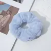Novo Scrunchie de Pelúcia Fofo Simples Outono e Inverno Doce Prendedor de Cabelo Celebridade da Internet Versátil Creme Acessório de Cabelo para Menina Cordão de Cabelo
