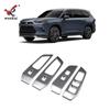 Adequado para 24 Toyota Grand Highlander Grand Highlander decoração de placa de interruptor de elevação de vidro modificado