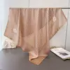 Nuevo Pañuelo Cuadrado Grande de Imitación Seda con Estampado Floral de Lunares Chal de Viaje Bufanda para el Cuello Protector Solar Pañuelo para la Cabeza Bufanda