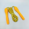 Cuerda de Algodón Mango de Plástico Cuerda para Saltar Estudiantes de Primaria Cuerda para Saltar Entrenamiento Competición Cuerda para Saltar Ligera Ajustable Estándar de Secundaria Cuerda de Entrenamiento