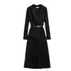 Ropa de Talla Grande para Mujer 2022 para Chicas Gorditas Francesa Reductora de Edad Casual Adelgazante Look Traje Vestido Falda con Tirantes con Cinturón