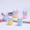 Pastel Taza Meow Tridimensional Dibujo Animado Hecho a Mano DIY Pegamento de Crema Resina Accesorios Pequeños Hebilla Creativa para Zapato con Agujero Joyería