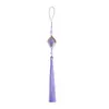 Colgante de Borla Dorada de 13 cm de Largo con Nudo Chino, Accesorio para Ropa Tradicional, Decoración de Borla