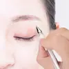 Pluma de trazo de punto fijo para marca de tatuaje de cejas blanca, pluma de posicionamiento de belleza para tatuaje de microplástico impermeable, pluma marcadora de piel