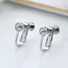 Clip de oreja con tornillo, base de cuenco para aguja, accesorios para joyería DIY, base de cuenco sobresaliente, soporte para perlas, soporte vacío ajustable, clip de oreja para orejas sin perforar