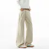 Nuevos jeans de pierna recta para hombre, estilo retro americano lavado, marca de moda, geniales y holgados, pantalones casuales de trabajo de algodón puro para hombre