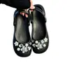 Mariposa Rosa Rosa Adecuado para Ballet Crocs Accesorios DIY Decoración de Zapato con Pedrería de Mariposa de Alto Grado Hebilla de Zapato Desmontable Venta al por Mayor