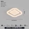 Luminária de sala de estar de luxo leve, simples e moderna, luz principal elegante com um toque de alta qualidade, conjunto de luminárias de teto de Guangdong Zhongshan, combinação para toda a casa