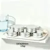 Perfume Sólido Crema Facial Sérum Loción Cosméticos Decantación Portátil Metal Roscado Redondo Caja de Aluminio