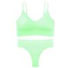 Cross-border 666# U-shaped T-pants sutiã terno feminino sexy esportes sem costas fio tubo topo colete roupa interior