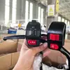 Accesorios para Motocicleta Vehículo Eléctrico Ciclomotor Neutros Guihuokuqi Ensamblaje de Interruptor de Manillar Izquierdo y Derecho Freno de Tambor Freno de Disco