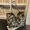 Bolsa de mano retro con camuflaje transfronteriza para mujer, nueva moda 2026, bolsa de hombro de gran capacidad, bolsa de compras casual, bolsa para el trabajo