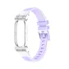 Adequado para Google Google Fitbit Air Estrutura de Metal Pulseira de Silicone Gelatinosa Transparente