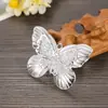 Material para Presilha de Cabelo Borboleta de Metal Multicamadas Acessórios de Joias DIY Traje Antigo Noiva Coroa de Fênix Flor do Palácio Flor Estereoscópica