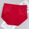 Beleza familiar 8886 calcinhas de algodão femininas plus size cor sólida triângulo 0039 uma variedade de versão grande promocional de borboleta Li Shu shorts