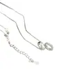 Collar Doble Anillo Diamante Círculo Ouni para Mujer Plata de Ley S925 Lujo Ligero Exquisito Doble Círculo Más Fácil de Combinar Cadena de Clavícula de Gama Alta