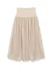 Para Comércio Exterior Atacado Transfronteiriço Estilo Europeu e Americano Verão 2026 Nova Roupa Feminina Saia de Tricô Patchwork Francesa Fluida