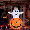 Decoraciones de Fiesta del Festival de Halloween de Fantasma de Calabaza Arte de Hierro con Luces LED Adornos Luminosos de Halloween