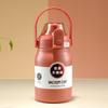 Nueva olla de viaje portátil con rebote, hervidor deportivo portátil de gran capacidad para exteriores, olla térmica de acero inoxidable 316