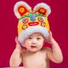 Novo Chapéu de Tigre para Bebê Outono e Inverno Estilo Chinês Fotografia Chapéu de Algodão Bordado Tradicional para Bebê Foto de Ano Novo Chapéu de Roupa Tang