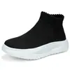 Sapatos da Moda de Verão, Sapatos da Moda para Meninos, Meias de Cano Alto, Sapatos Esportivos Infantis, Sapatos Femininos Slip-On Casuais de Sola Grossa