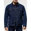 Amazon 2026 Nova Jaqueta Jeans Masculina Slim Fit para Jovens Estilo Coreano Casual Masculino Top Masculino