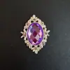 Nova placa de flor de liga fivela de diamante sapatos roupas bolsa acessórios de cabelo cocar acessórios de liga DIY acessórios de laço oval
