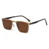 Óculos de Sol Masculinos Moda Transfronteiriça, Mesmo Estilo de Ic, Armação Grande Personalizada, Óculos de Sol Metálicos High-End Tendência para Mulheres, Shenzhen Eyewear