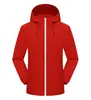 Nova Jaqueta Leve para Exterior com Logo Personalizado, Impermeável e à Prova de Vento, Casaco Feminino Três em Um, Uniforme de Fábrica, Roupa de Trabalho com Texto Impresso