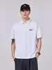 Ropa para Hombre Fengshe / 2026 Nuevo Verano Camisa Polo Estilo Americano de Manga Corta para Hombre Ajuste Holgado Cuello Campana Top de Media Manga