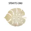 Shengte Transfronterizo Amazon Bronceado Calado Moderno Simple Individual Hoja Individual Simple Mantel Individual para Tazón Venta al por Mayor