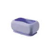 Caja de Pañuelos Creativa de Silicona con Ventosa para Baño Sala de Estar Caja de Pañuelos Desplegable Almacenamiento sin Taladro para Cocina Hogar Montado en Pared