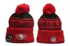 Chapéu de Tricô Rugby Exportado Transfronteiriço com Bordado, Chapéu de Tricô de Equipe, Chapéu para Clima Frio, Forrado com Fleece, Proteção Quente para Orelhas, Chapéu Esportivo para Casais