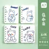 Cuaderno de Espiral Personalizado Creativo de Dibujos Animados A7 Bloc de Notas Diario Planificador Mini Portátil