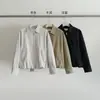 Jaqueta Nova Estilo Coreano Evertrue Outono e Inverno 2025 Feminina Lapela Longa Manga Longa Solta Jaqueta 91682