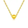 Colar com Pingente de Ouro Puro 999 Shenzhen Shuibei Ouro Duro 3D Indústria da Beleza Dia dos Namorados Joias de Ouro Presente Prático