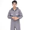 Macacão de Trabalho com Capuz e Mangas Longas, Roupa de Proteção para Soldador de Oficina, Roupa para Pintura Automotiva de Reparo, Macacão de Trabalho Refletivo