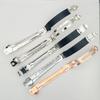 Pinza de resorte de 10 cm de ancho, dos piezas, clip metálico para engarzar, accesorios para el cabello DIY, tocado en stock, venta al por mayor de fábrica