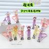 Cortador de unhas fofo de desenho animado com pingente de colher de orelha, mini cortador de unhas prático para casa, cortador de unhas para manicure