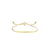 Pulsera de acero de titanio para tirar del codo estilo coreano moda ins letra dorada pulsera de moda de verano todo partido temperamento