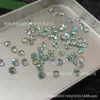 Paquete de Materiales DIY para Ramo de Piedras Sueltas Flash de Dos Tonos Zirconia Cúbica Oxidada de 4 mm Color Degradado Accesorios Hechos a Mano Combinación